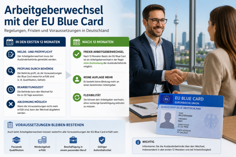 Arbeitgeberwechsel mit Blue Card