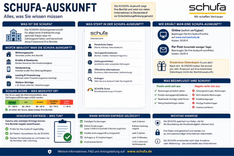 Schufa-Auskunft in Deutschland
